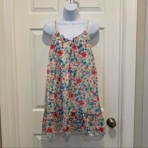 SEZANE FLORAL SHIFT DRESS